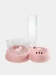 Розовый автопоилка миска для кошек, с наклоном, 3 цвета