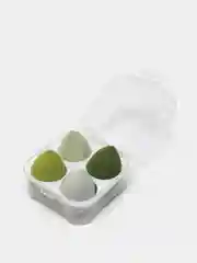 Зеленый набор спонжей для макияжа 4 штуки, спонж, спонж для макияжа
