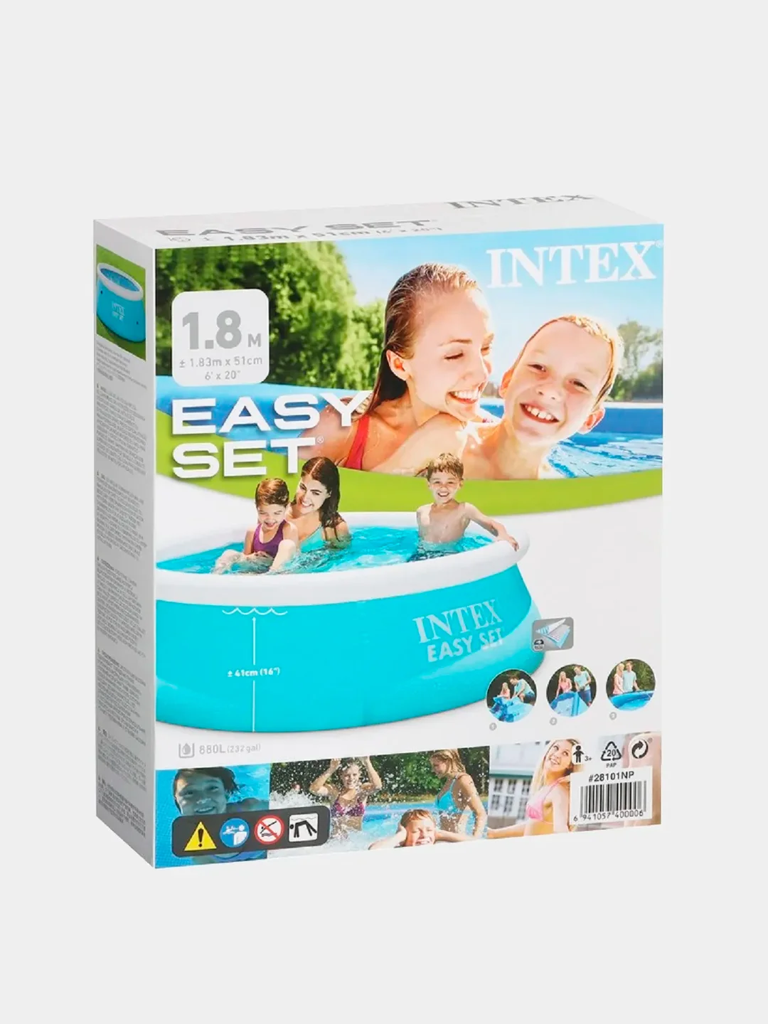 Бассейн надувной Easy Set INTEX, 183 х 51 см, от 3 лет