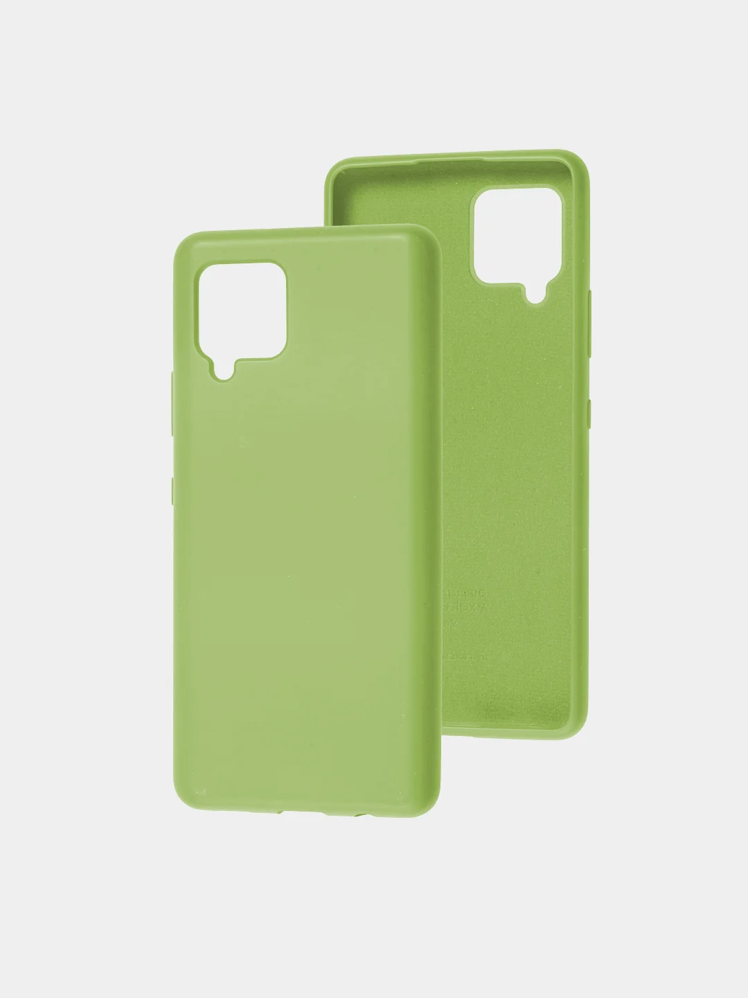 Лайм чехол для Samsung A42 silicone case, разные цвета