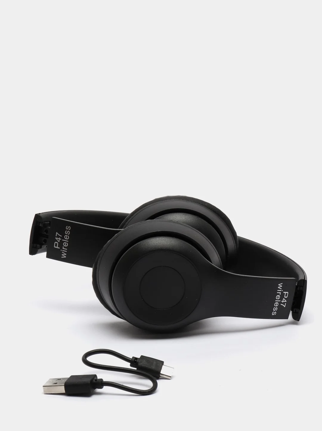 Черный беспроводные Bluetooth-наушники P47 Wireless