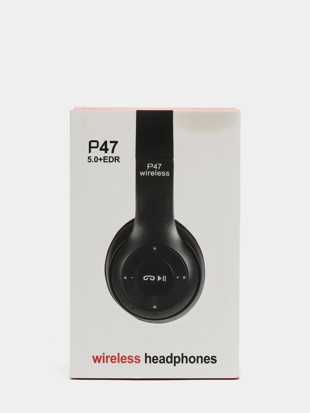 Черный беспроводные Bluetooth-наушники P47 Wireless