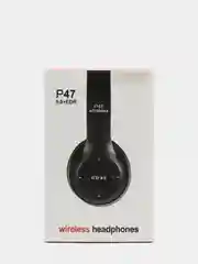 Черный беспроводные Bluetooth-наушники P47 Wireless