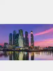 Алмазная мозаика " Москва-Сити" 40х60 см без подрамника