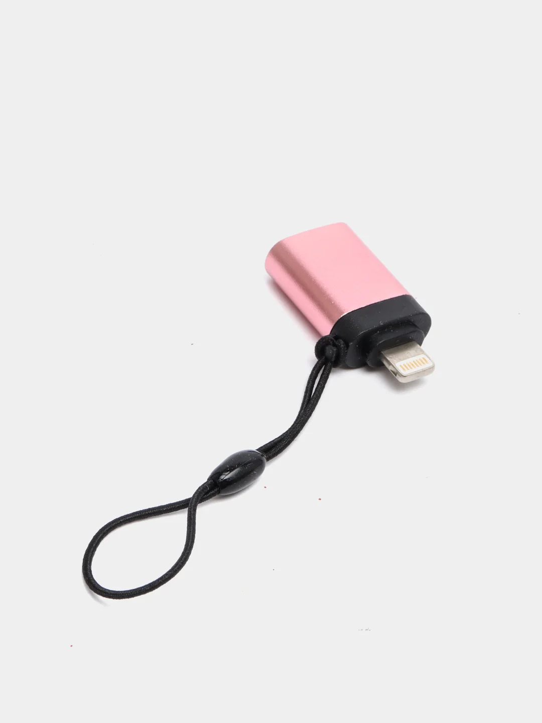 Сиреневый адаптер-переходник с USB  на lightning Apple