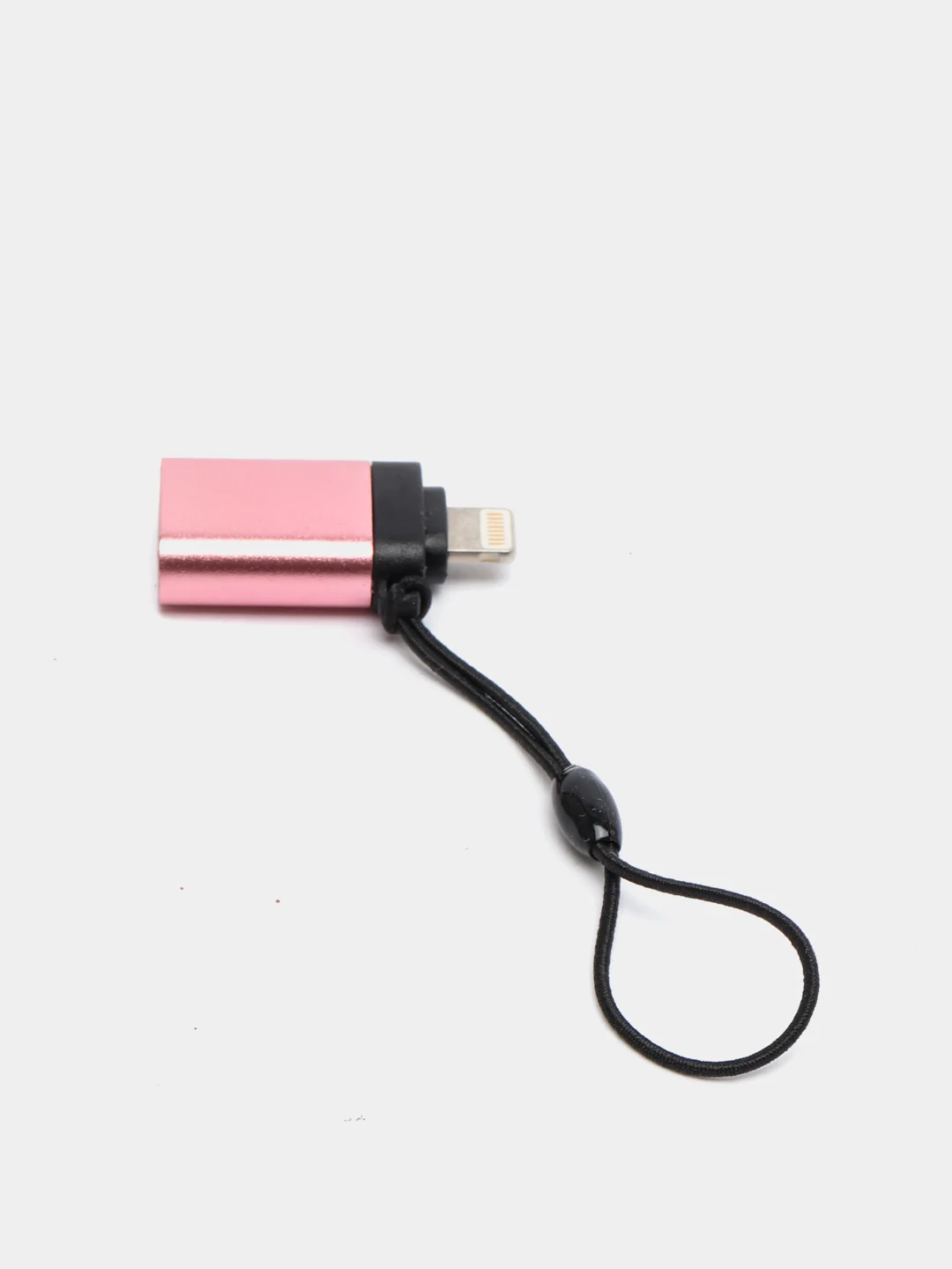 Сиреневый адаптер-переходник с USB  на lightning Apple