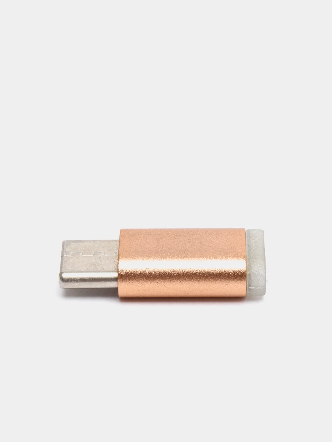 Медный адаптер-переходник с micro-USB (мама) на Type-C (папа)