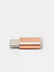 Медный адаптер-переходник с micro-USB (мама) на Type-C (папа)