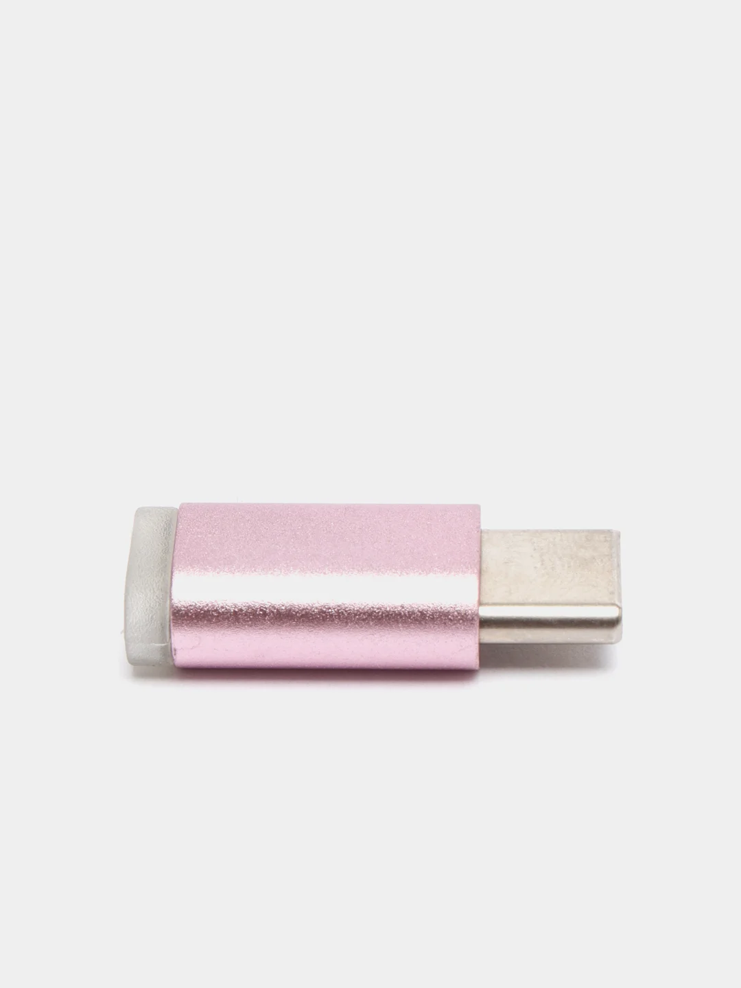 Сиреневый адаптер-переходник с micro-USB (мама) на Type-C (папа)