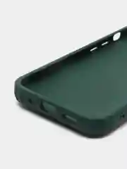 Зеленый чехол для iPhone 12 mini противоударный, с подставкой под магнитный держатель
