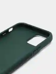 Зеленый чехол для iPhone 12 mini противоударный, с подставкой под магнитный держатель