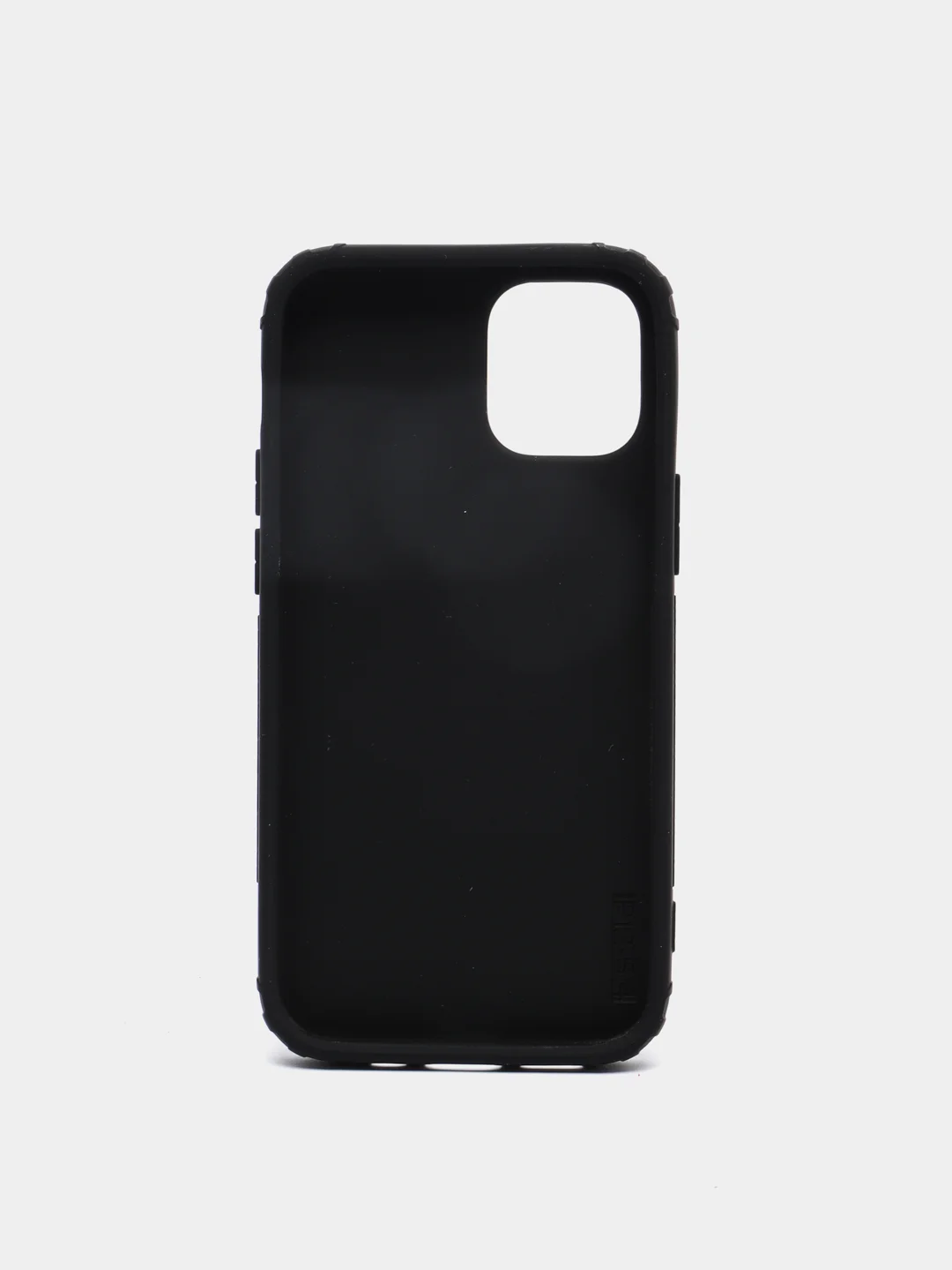 Черный чехол для iPhone 12 mini противоударный, с подставкой под магнитный держатель