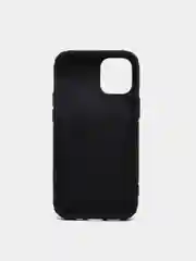 Черный чехол для iPhone 12 mini противоударный, с подставкой под магнитный держатель