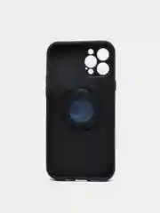 Черный чехол для iPhone 12 Pro противоударный, с подставкой под магнитный держатель