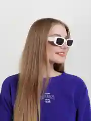 Белый солнцезащитные очки