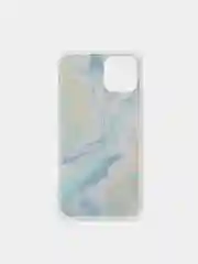 Желтый чехол для iPhone 11 Pro с принтом мрамор
