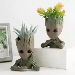 Ваза для цветов, горшок для цветов, кашпо, малыш грут, марвел, MARVEL