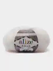 Белый пряжа Alize "Atlas"