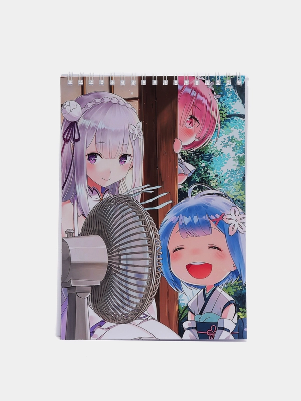 Скетчбук по аниме "Re:Zero. Жизнь с нуля в альтернативном мире"