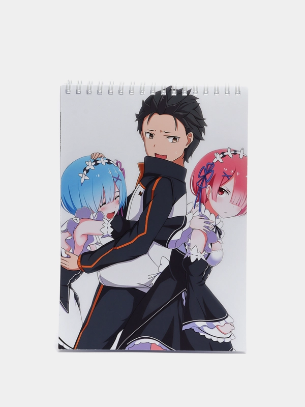 Скетчбук по аниме "Re:Zero. Жизнь с нуля в альтернативном мире"