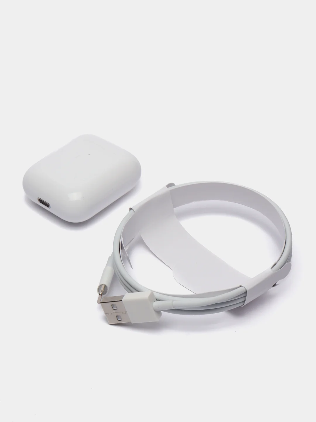 Белый вакуумные беспроводные наушники Borofone BW01 Plus TWS, с микрофоном