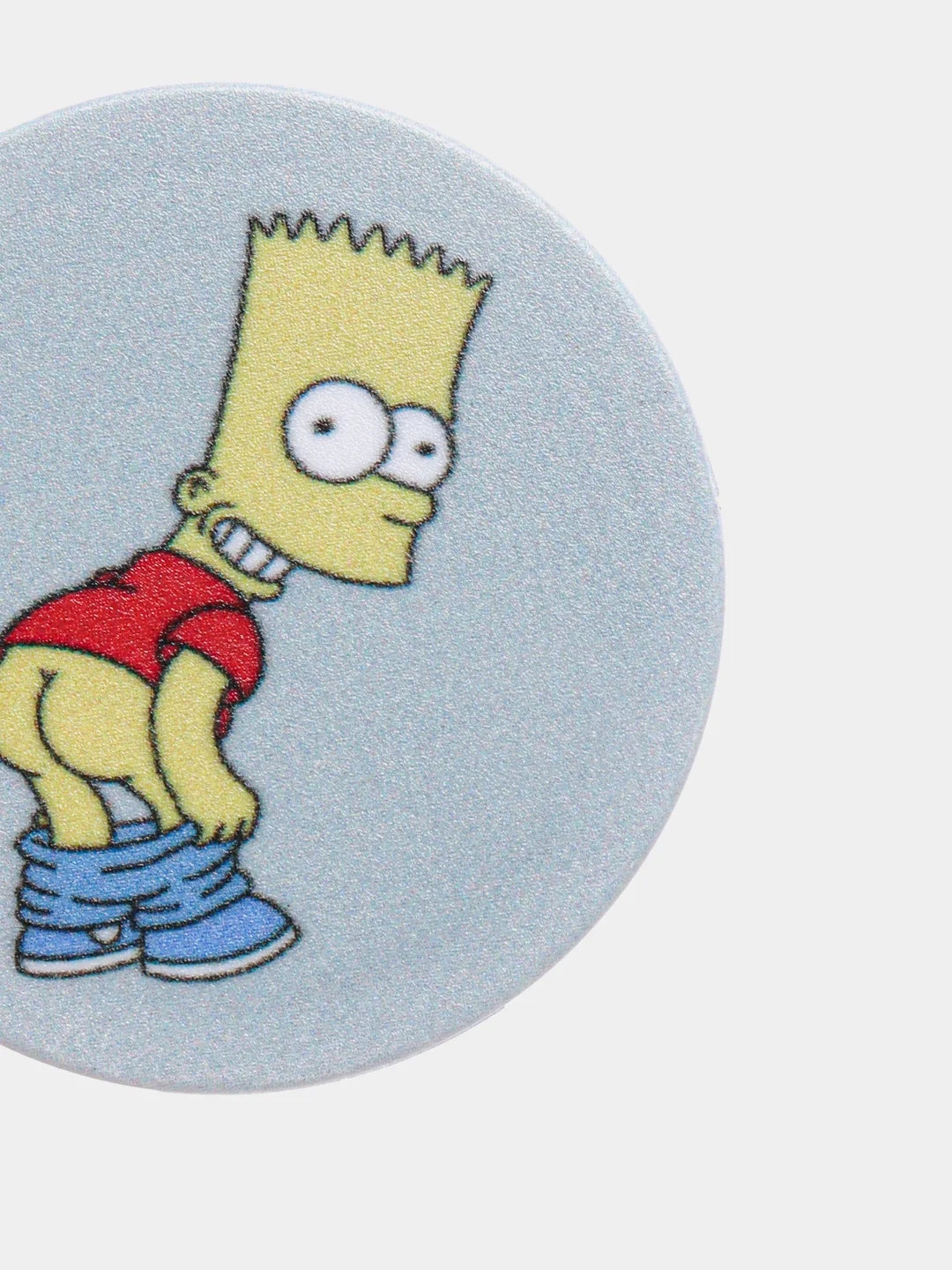 Кремовый держатель для телефона PopSocket (попсокет), с рисунками