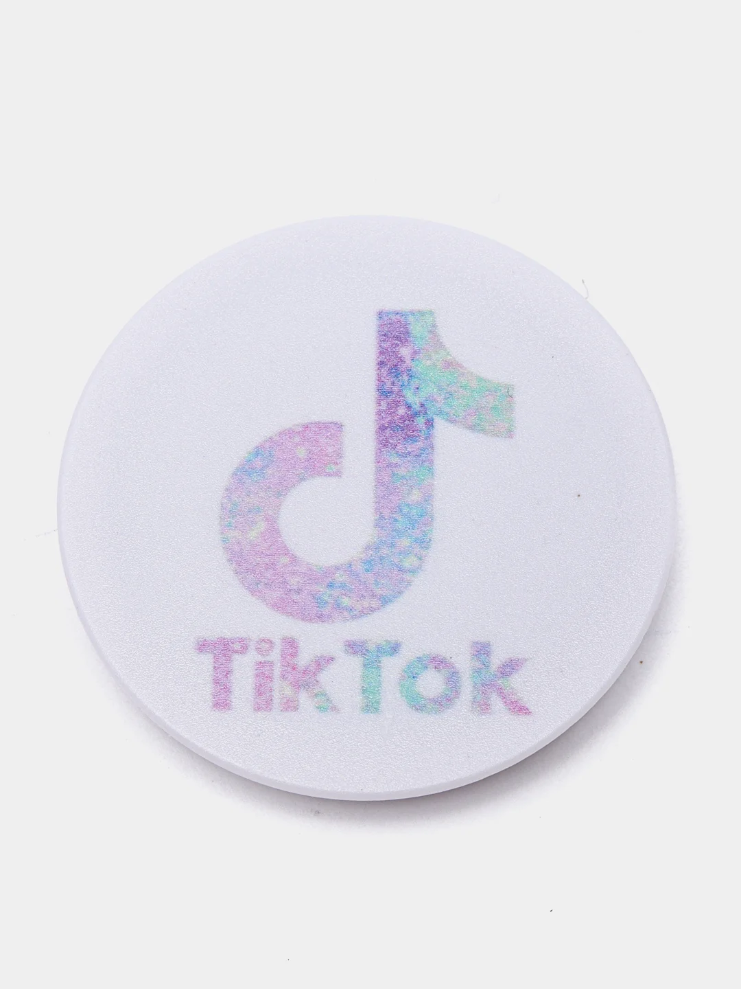 Кораллово-розовый держатель для телефона PopSocket (попсокет), с рисунками