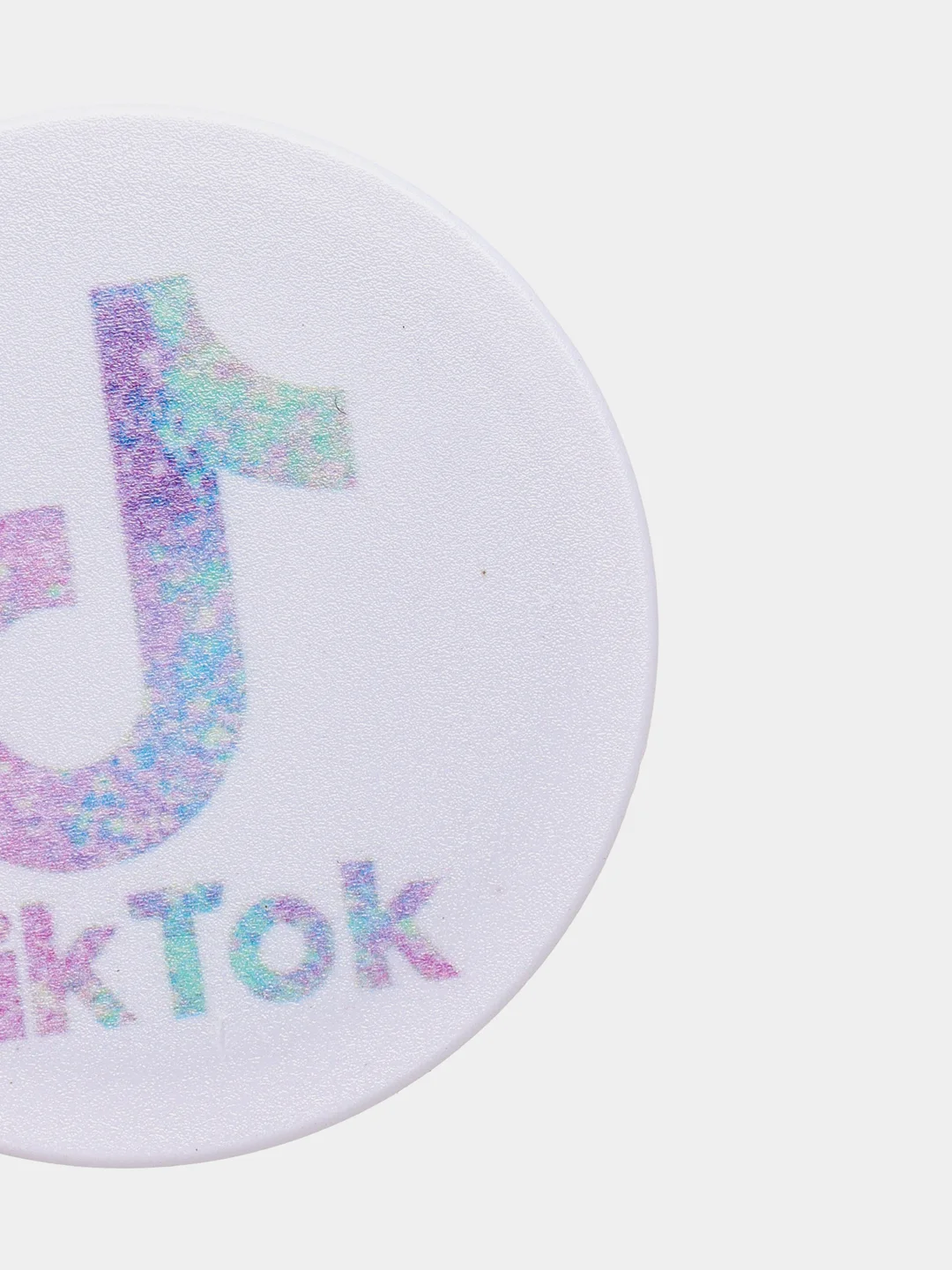 Кораллово-розовый держатель для телефона PopSocket (попсокет), с рисунками