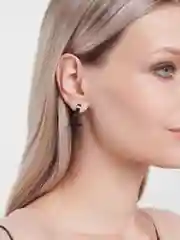 Черный серьги