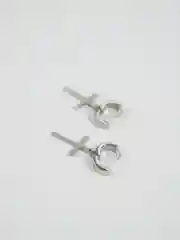 Серебряный серьги