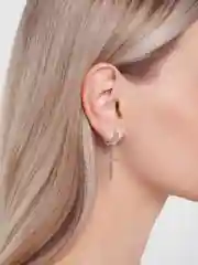Серебряный серьги