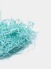 Голубой бумажная стружка-наполнитель для подарочных коробок