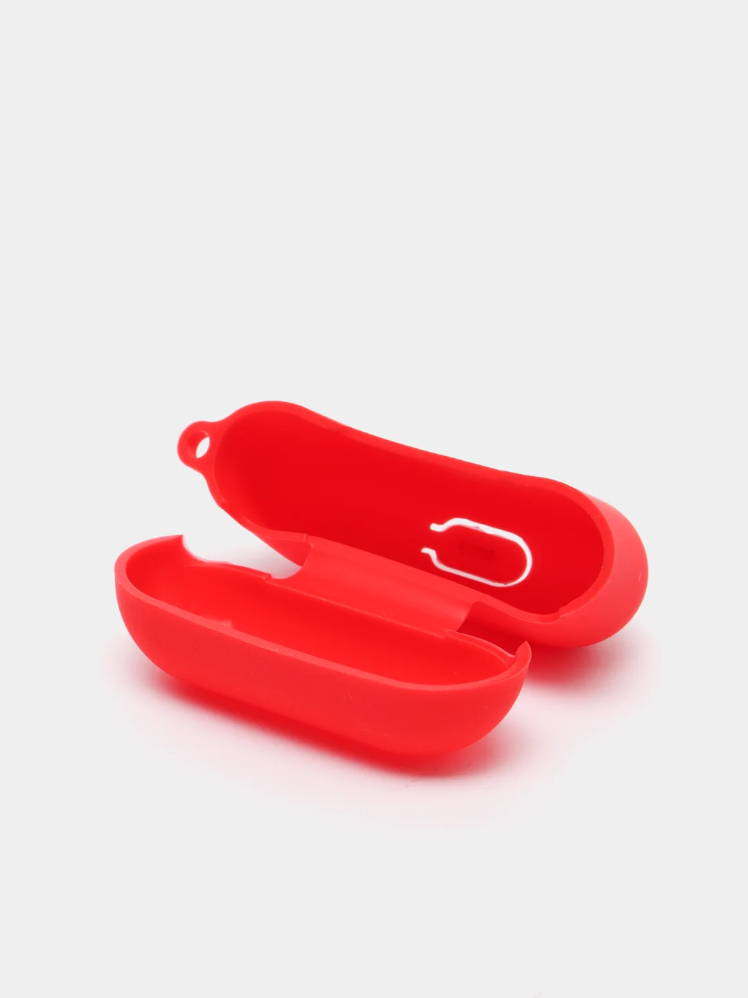 Красный силиконовый чехол для наушников Apple Airpods Pro, Airpods