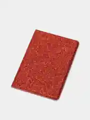 Красный картхолдер, блестящая обложка