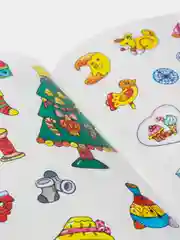 Новогодняя брошюра с наклейками "Весёлые каникулы с Дедом Морозом", Проф-Пресс