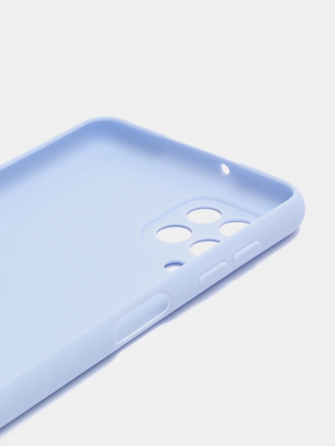 Небесно-голубой чехол для Samsung Galaxy A22 / M32 / M22 силиконовый