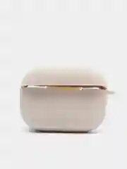 Серебряный силиконовый чехол для наушников Apple Airpods Pro, Airpods
