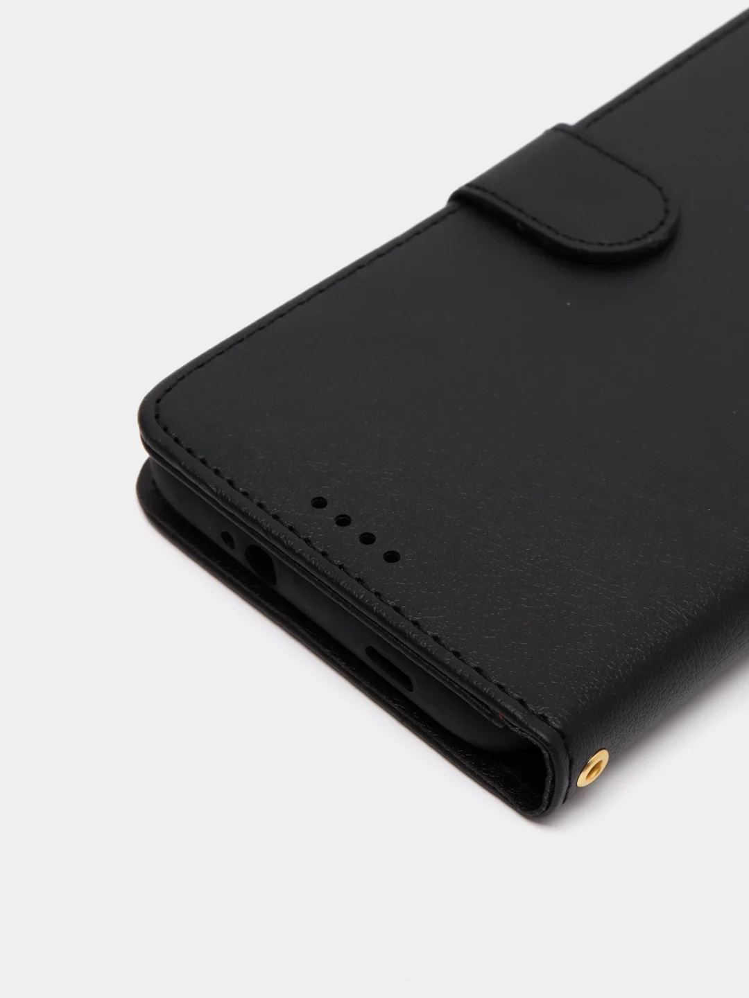 Черный кожаный (PU) чехол книжка Xiaomi Redmi 9T ( Редми 9Т )