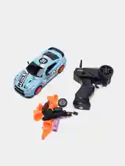 Машина на радиоуправлении для дрифта Nissan GT-R (19 см, 15 км/ч,сменные колеса,фишки)