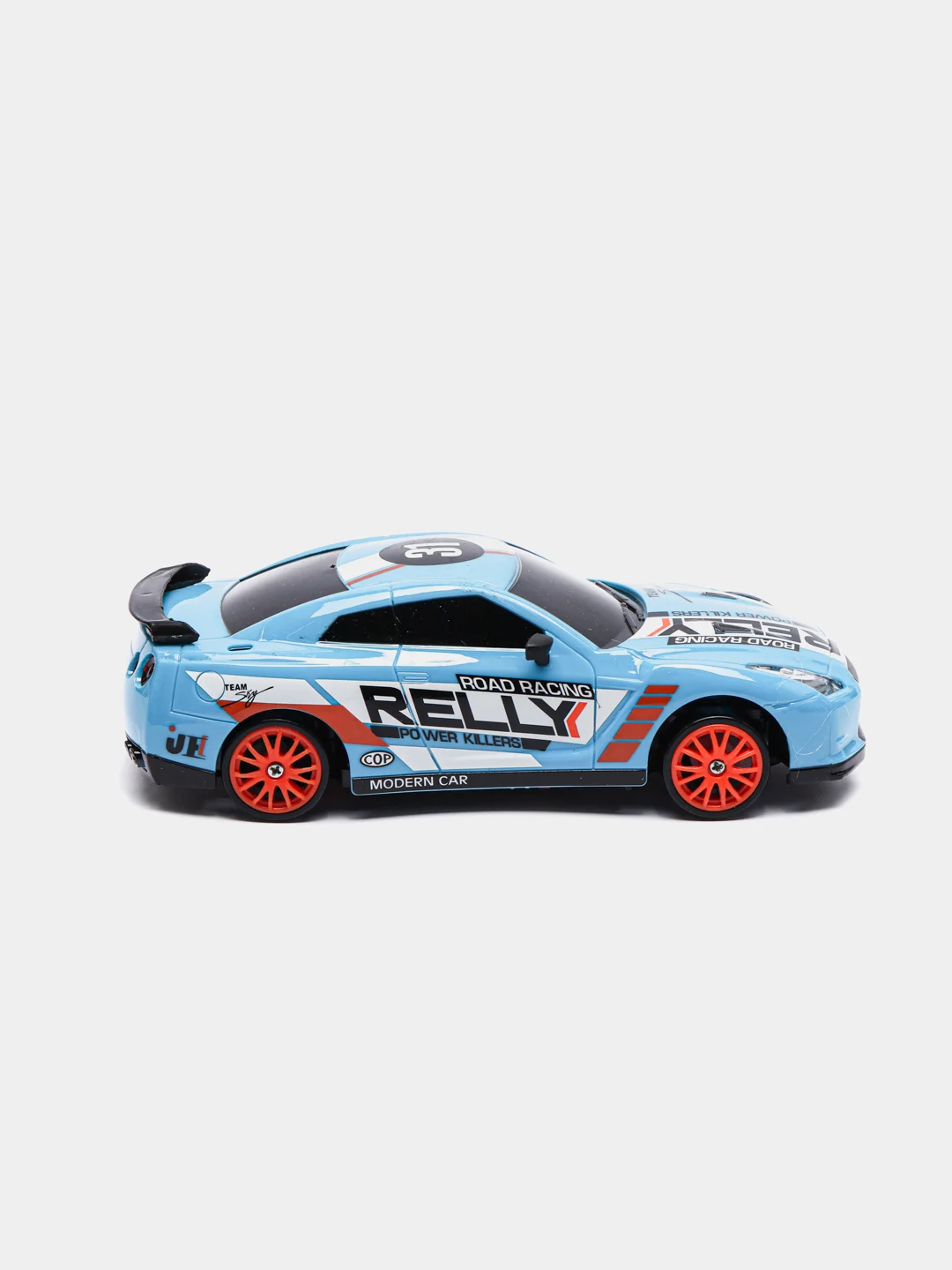 Машина на радиоуправлении для дрифта Nissan GT-R (19 см, 15 км/ч,сменные колеса,фишки)