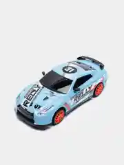 Машина на радиоуправлении для дрифта Nissan GT-R (19 см, 15 км/ч,сменные колеса,фишки)