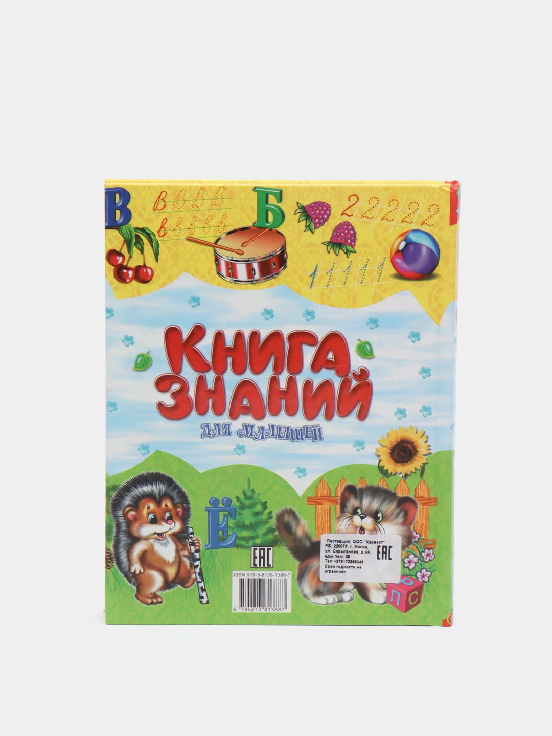 Книга знаний для малышей. Обучающие пособие. Детская энциклопедия.