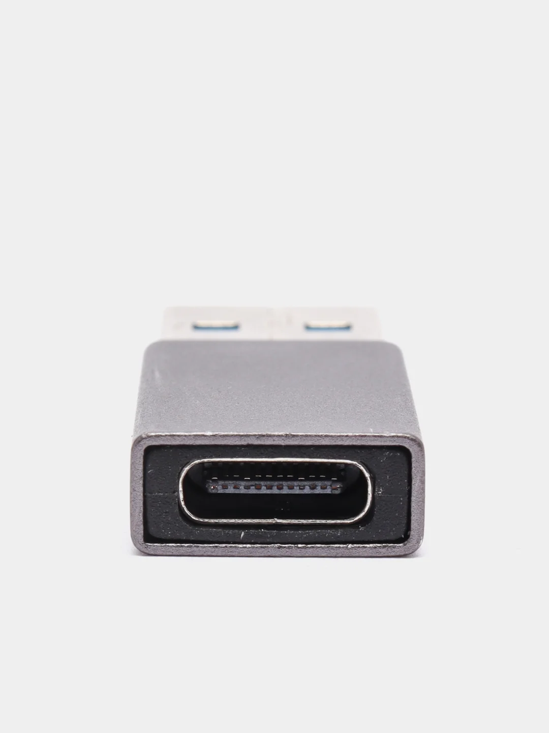 Серый адаптер переходник usb type-c на usb 3.0 otg