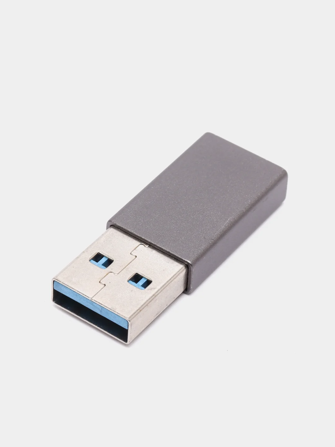 Серый адаптер переходник usb type-c на usb 3.0 otg