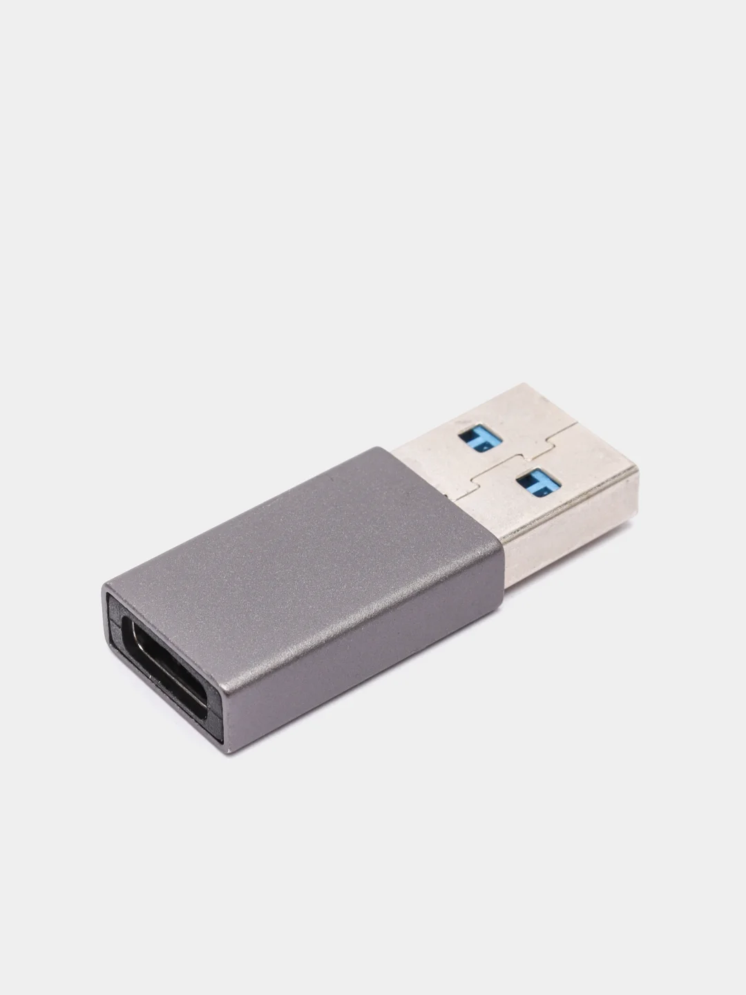 Серый адаптер переходник usb type-c на usb 3.0 otg