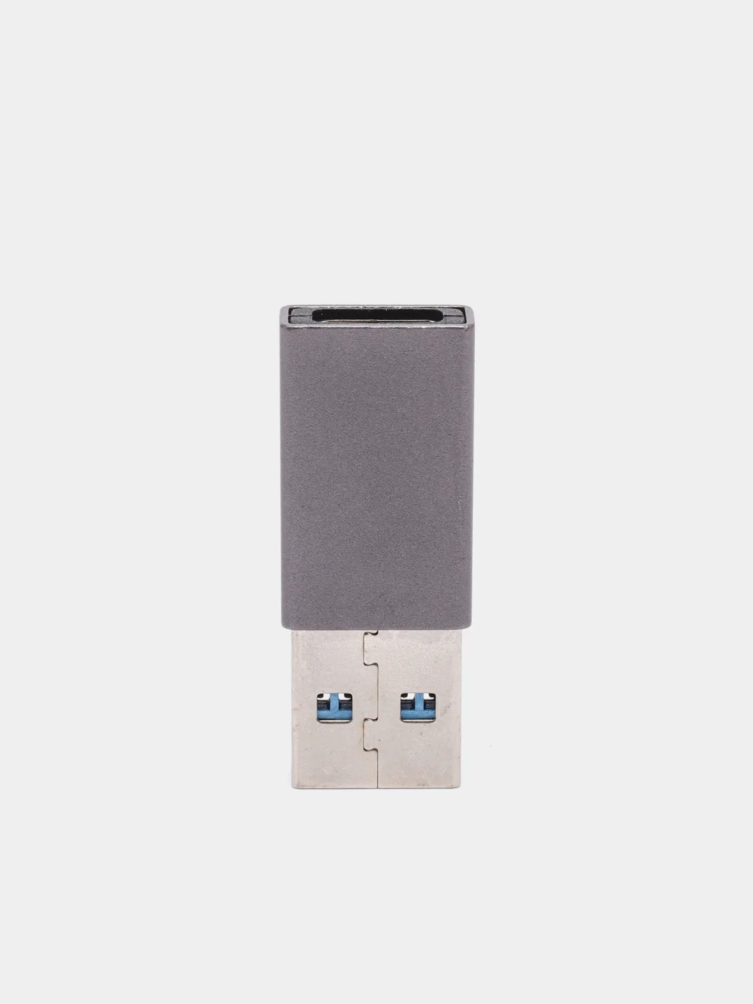 Серый адаптер переходник usb type-c на usb 3.0 otg