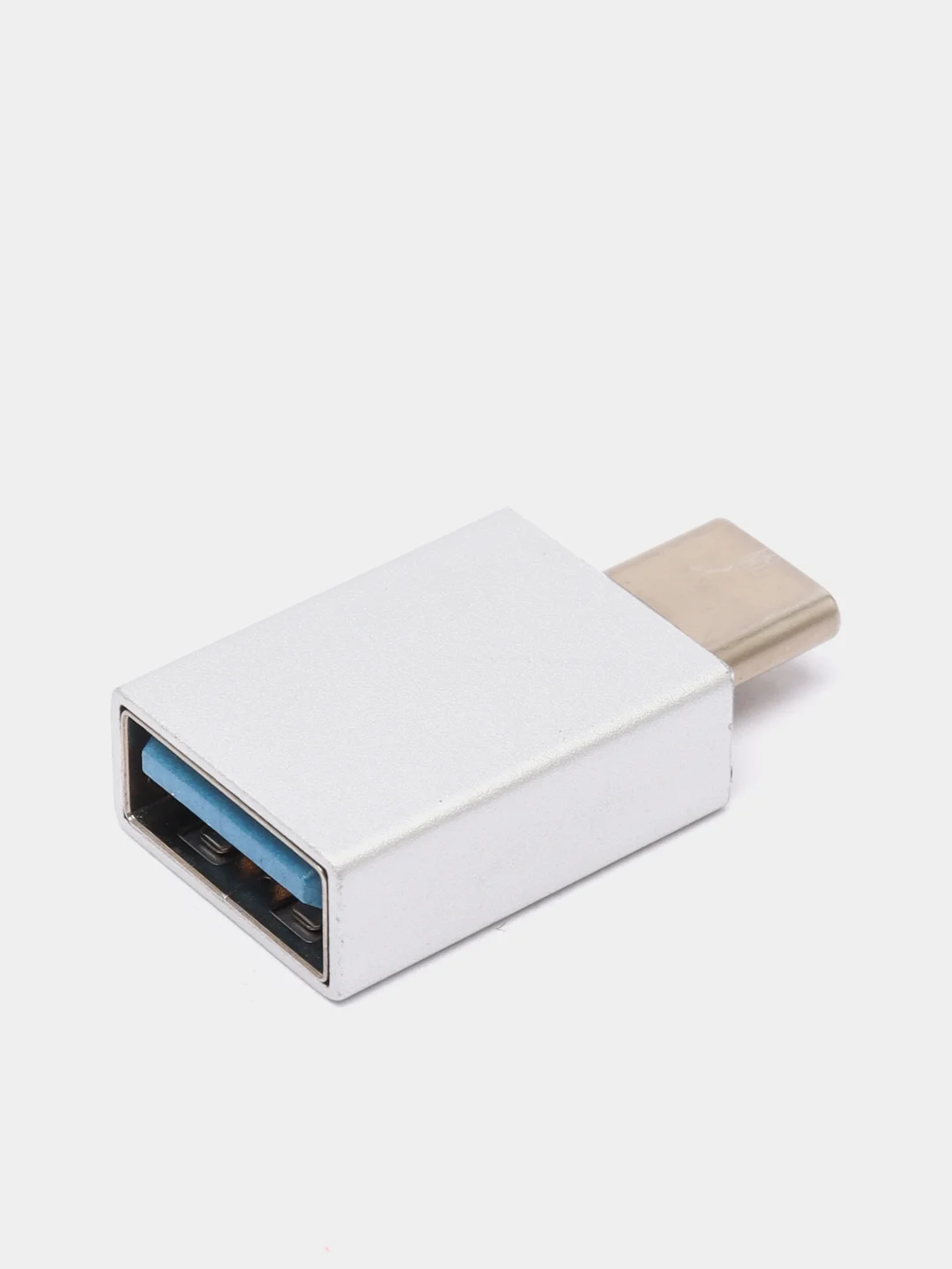 Серый otg-переходник с Type-C на USB