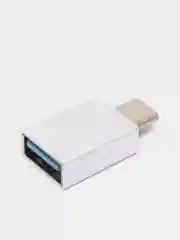 Серый otg-переходник с Type-C на USB