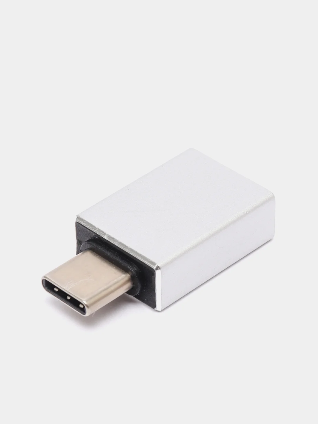 Серый otg-переходник с Type-C на USB