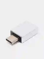 Серый otg-переходник с Type-C на USB